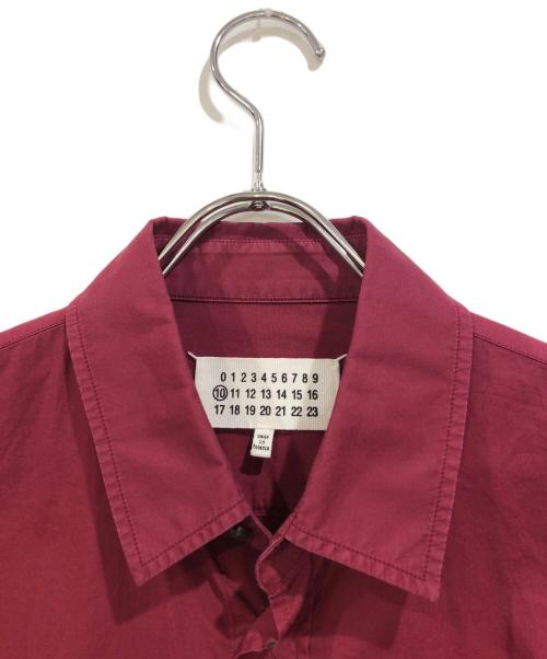 Maison Margiela（メゾンマルジェラ）Maison Margiela (メゾンマルジェラ) 長袖シャツ レッド サイズ:46の古着・服飾アイテム