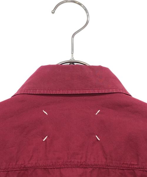 Maison Margiela（メゾンマルジェラ）Maison Margiela (メゾンマルジェラ) 長袖シャツ レッド サイズ:46の古着・服飾アイテム