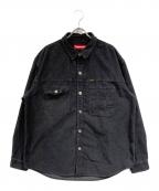 SUPREMEシュプリーム）の古着「Washed Corduroy Shirt」｜ブラック