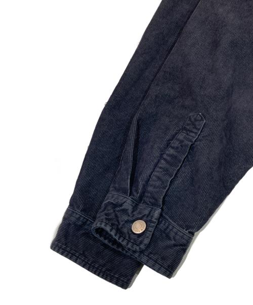 SUPREME（シュプリーム）Supreme (シュプリーム) Washed Corduroy Shirt ブラック サイズ:SIZE Lの古着・服飾アイテム