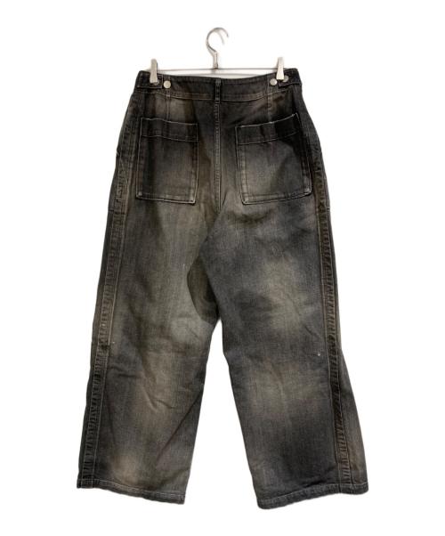 YOKE（ヨーク）YOKE (ヨーク) ANCELLM (アンセルム) ダメージ加工デニムパンツ ブラック サイズ:SIZE Mの古着・服飾アイテム