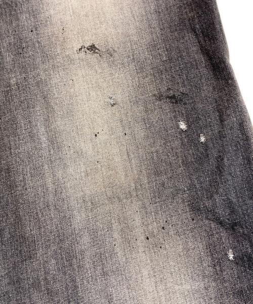 YOKE（ヨーク）YOKE (ヨーク) ANCELLM (アンセルム) ダメージ加工デニムパンツ ブラック サイズ:SIZE Mの古着・服飾アイテム