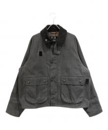 Barbour×B-SHOP（バブアー×ビショップ）の古着「別注 BLYTH WAX JACKET」｜グレー