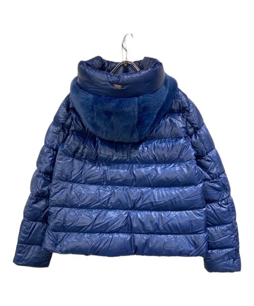 HERNO（ヘルノ）HERNO (ヘルノ) エコファーダウンジャケット ネイビー サイズ:SIZE 42の古着・服飾アイテム