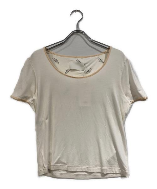 Maison Margiela（メゾンマルジェラ）Maison Margiela (メゾンマルジェラ) オールドショートカットソー ホワイト サイズ:SIZE Mの古着・服飾アイテム