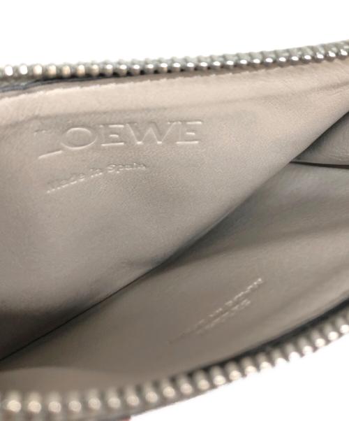LOEWE（ロエベ）LOEWE (ロエベ) コインカードホルダー グリーン×グレーの古着・服飾アイテム