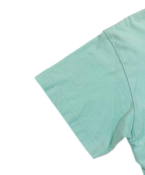 BALENCIAGA（バレンシアガ）BALENCIAGA (バレンシアガ) ロゴ刺繍半袖カットソー グリーン サイズ:SIZE XSの古着・服飾アイテム