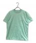 BALENCIAGA（バレンシアガ）の古着「ロゴ刺繍半袖カットソー」｜グリーン