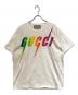 GUCCI（グッチ）の古着「ホワイトマルチカラープリントTシャツ」｜ホワイト