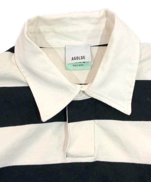 AGOLDE（エーゴールドイー）AGOLDE (エーゴールドイー) ラガーシャツ ブラック サイズ:SIZE Lの古着・服飾アイテム