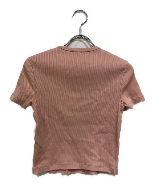 FENDI（フェンディ）FENDI (フェンディ) 半袖リブカットソー ピンク サイズ:ｘｘｓの古着・服飾アイテム