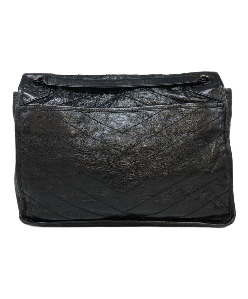 Saint Laurent Paris（サンローランパリ）Saint Laurent Paris (サンローランパリ) チェーンショルダーバッグ ブラックの古着・服飾アイテム