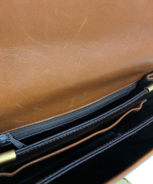 CELINE（セリーヌ）CELINE (セリーヌ) トリンオフフショルダーバッグ キャメルの古着・服飾アイテム