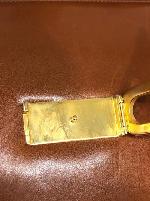 CELINE（セリーヌ）CELINE (セリーヌ) トリンオフフショルダーバッグ キャメルの古着・服飾アイテム