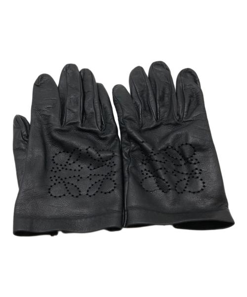 LOEWE（ロエベ）LOEWE (ロエベ) 手袋 ブラック サイズ:7の古着・服飾アイテム