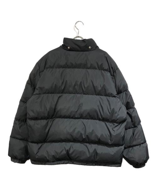 SUPREME（シュプリーム）Supreme (シュプリーム) Stripe Panel Down Jacket ブラック×イエロー サイズ:SIZE Lの古着・服飾アイテム