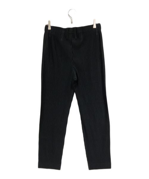 HOMME PLISSE ISSEY MIYAKE（オム プリッセ イッセイ ミヤケ）HOMME PLISSE ISSEY MIYAKE (オム プリッセ イッセイ ミヤケ) BASICS/プリーツパンツ ブラック サイズ:SIZE 2の古着・服飾アイテム