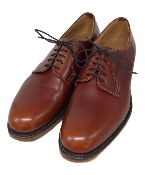 REGAL（リーガル）REGAL (リーガル) 外羽根プレーントゥマニッシュシューズ ブラウン サイズ:SIZE 24 1/2の古着・服飾アイテム