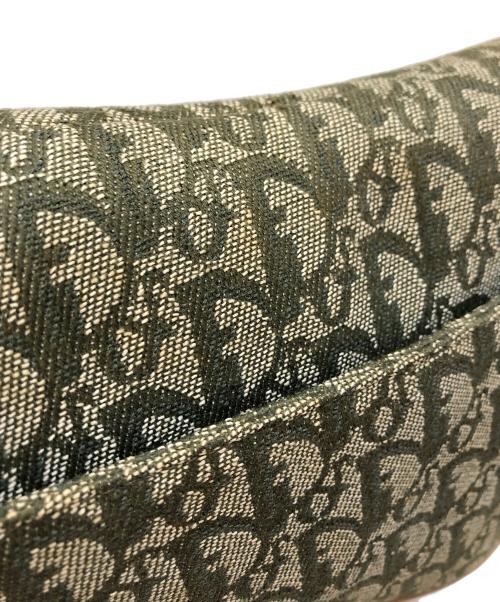 Christian Dior（クリスチャン ディオール）Christian Dior (クリスチャン ディオール) トロッター柄サドルバッグ グリーンの古着・服飾アイテム