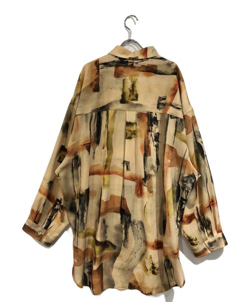 MAISON SPECIAL（メゾンスペシャル）MAISON SPECIAL (メゾンスペシャル) ORIGINAL GRAPHIC Prime-Over Shirt イエロー サイズ:2の古着・服飾アイテム