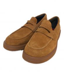 CAMPER（カンペール）の古着「スエードローファー」｜キャメル