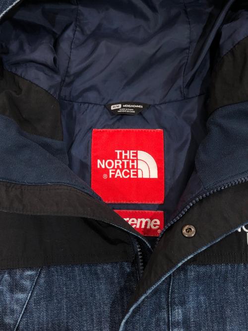 THE NORTH FACE（ザ ノース フェイス）THE NORTH FACE (ザ ノース フェイス) Supreme (シュプリーム) Denim dot shot jacket インディゴ サイズ:SIZE Mの古着・服飾アイテム