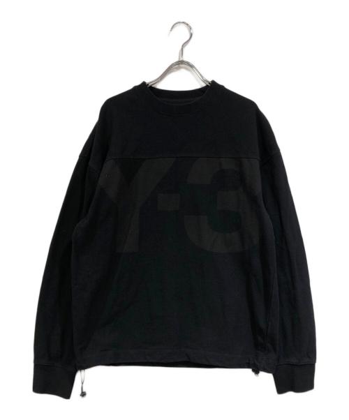 Y-3（ワイスリー）Y-3 (ワイスリー) CLASSIC HEAVY PIQUE CREW SWEATSHIRT L ブラック サイズ:SIZE XSの古着・服飾アイテム