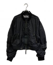 DIESEL（ディーゼル）の古着「ジップアップジャケット」｜ブラック