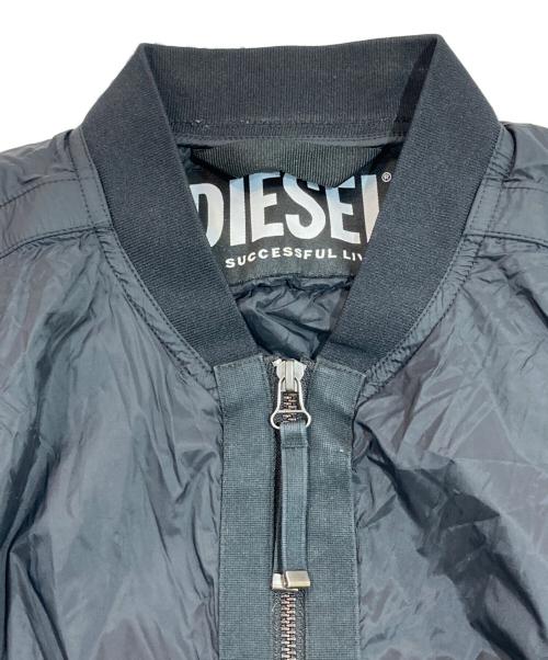 DIESEL（ディーゼル）DIESEL (ディーゼル) ジップアップジャケット ブラック サイズ:SIZE 42の古着・服飾アイテム