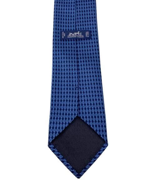 HERMES（エルメス）HERMES (エルメス) ヘヴィシルクネクタイ ネイビー サイズ:-の古着・服飾アイテム