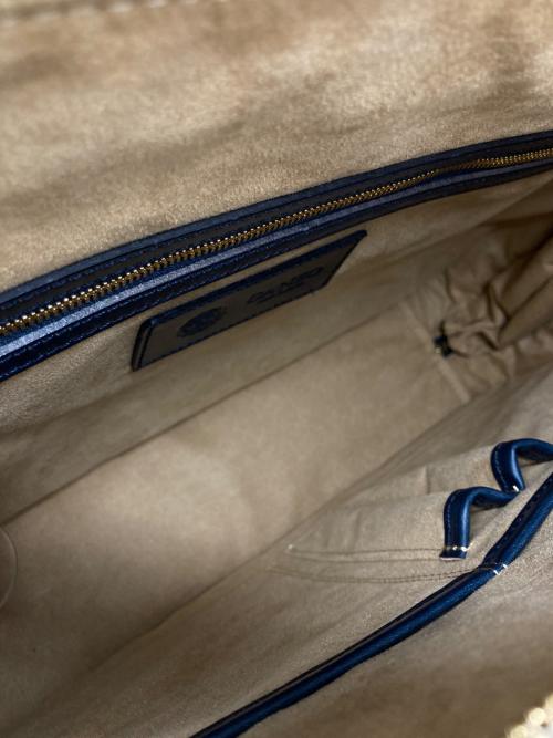 GANZO（ガンゾ）GANZO (ガンゾ) BRIDLEブリーフケース ブルーの古着・服飾アイテム