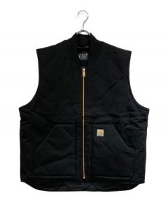 中古・古着通販】CarHartt (カーハート) ダックベスト ブラック サイズ
