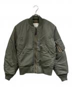 waiperワイパー）の古着「B-15D MODフライトジャケット」｜グリーン