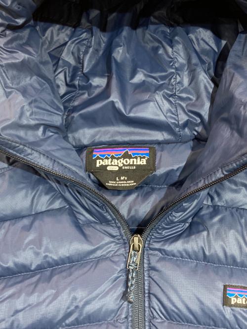 Patagonia（パタゴニア）Patagonia (パタゴニア) DOWN SWEATER HOODY ネイビー サイズ:SIZE Lの古着・服飾アイテム