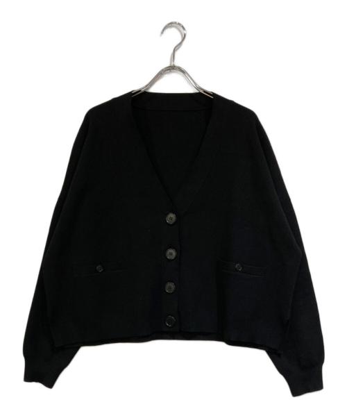 ADORE（アドーア）ADORE (アドーア) ミラノリブカーディガン ブラック サイズ:SIZE 38の古着・服飾アイテム