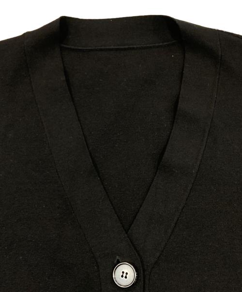 ADORE（アドーア）ADORE (アドーア) ミラノリブカーディガン ブラック サイズ:SIZE 38の古着・服飾アイテム