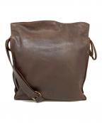 LOEWEロエベ）の古着「レザーフラメンコショルダーバッグ」｜ブラウン