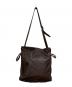 LOEWE (ロエベ) レザーフラメンコショルダーバッグ ブラウン：20000円