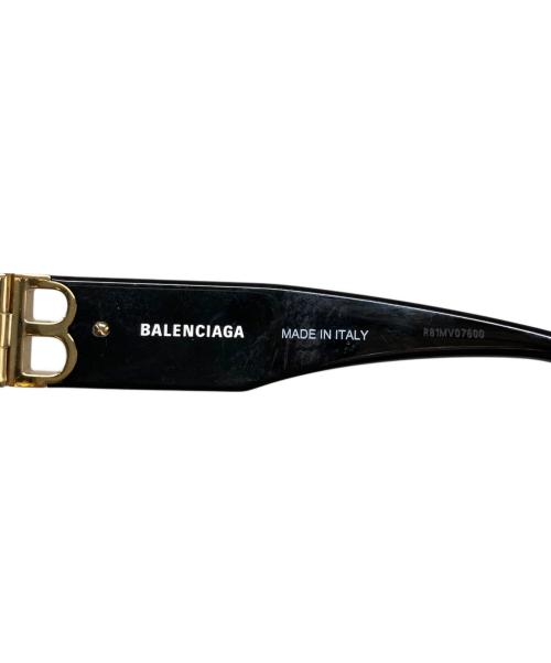 BALENCIAGA（バレンシアガ）BALENCIAGA (バレンシアガ) スクエアフレームサングラス/BBロゴ ブラック サイズ:SIZE 53☐21-140の古着・服飾アイテム