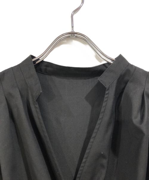 L'AUBE BLANC（ローブ ブラン）L'AUBE BLANC (ローブ ブラン) Spiral balloon Dress ブラック サイズ:SIZE Sの古着・服飾アイテム