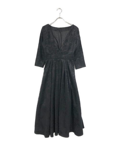 L'AUBE BLANC（ローブ ブラン）L'AUBE BLANC (ローブ ブラン) ドレスワンピース ブラック サイズ:SIZE Sの古着・服飾アイテム