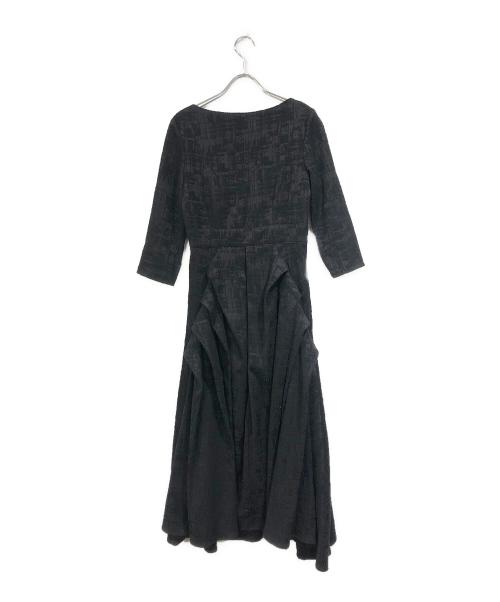 L'AUBE BLANC（ローブ ブラン）L'AUBE BLANC (ローブ ブラン) ドレスワンピース ブラック サイズ:SIZE Sの古着・服飾アイテム