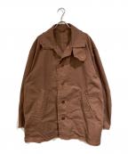 YOKEヨーク）の古着「カットオフハーフコート」｜ブラウン