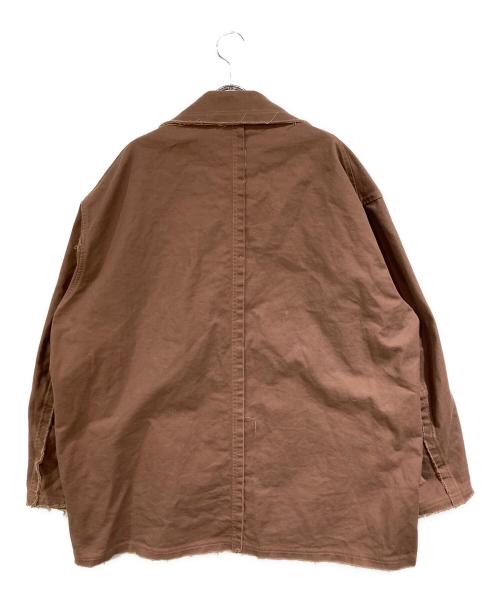 YOKE（ヨーク）YOKE (ヨーク) カットオフハーフコート ブラウン サイズ:2の古着・服飾アイテム