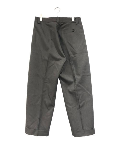 MARGARET HOWELL（マーガレットハウエル）MARGARET HOWELL (マーガレットハウエル) COMPACT WOOL SERGE TROUSERS グリーン サイズ:SIZE Lの古着・服飾アイテム