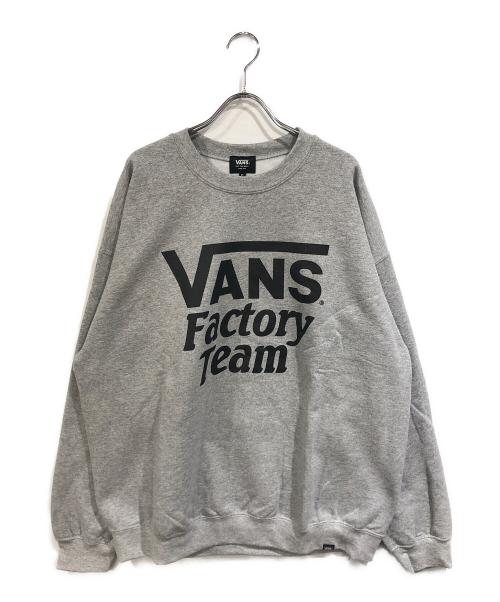 VANS（ヴァンズ）VANS (ヴァンズ) STANDARD CALIFORNIA (スタンダードカリフォルニア) クルーネックスウェット グレー サイズ:XLの古着・服飾アイテム