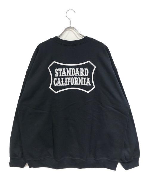 VANS（ヴァンズ）VANS (ヴァンズ) STANDARD CALIFORNIA (スタンダードカリフォルニア) クルーネックスウェット ブラック サイズ:XLの古着・服飾アイテム