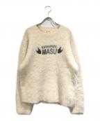 masuエムエーエスユー）の古着「ORIGINAL MASU BRUSHED SWEATER」｜ホワイト