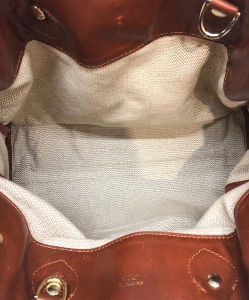 SITA PARANTICA（シータパランティカ）sita parantica (シータパランティカ) L'Appartement (アパルトモン) レザー切替キャンバストートバック ベージュの古着・服飾アイテム