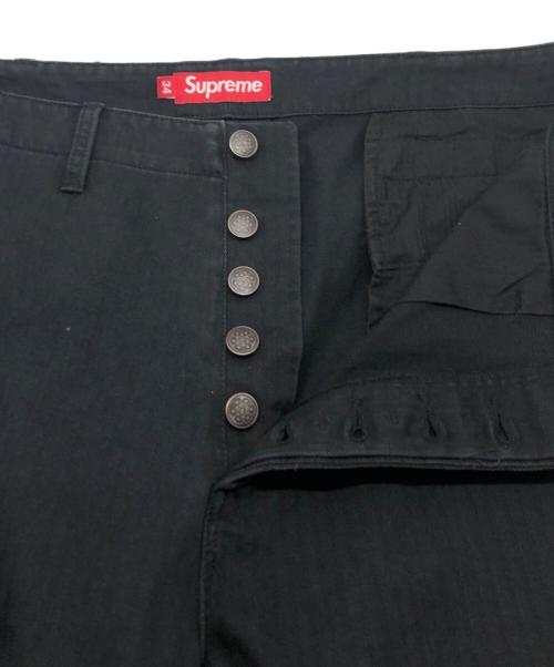 SUPREME（シュプリーム）Supreme (シュプリーム) Washed Herringbone Chino Pant ネイビー サイズ:34の古着・服飾アイテム